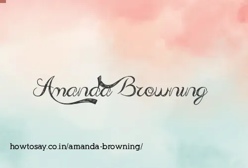 Amanda Browning