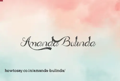 Amanda Bulinda