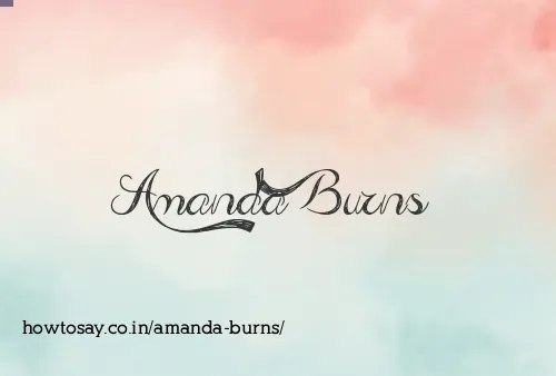 Amanda Burns