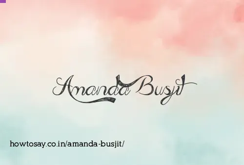 Amanda Busjit