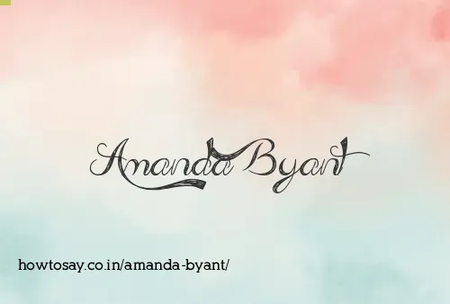 Amanda Byant