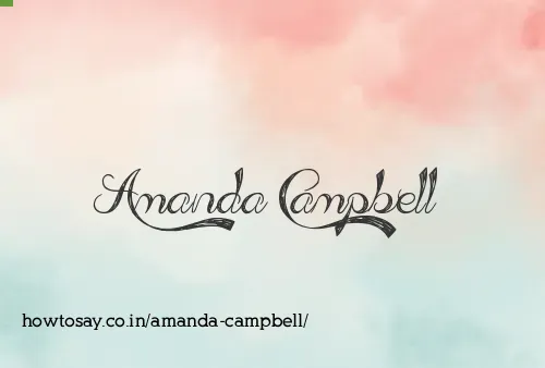 Amanda Campbell