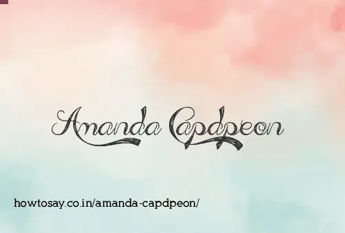 Amanda Capdpeon