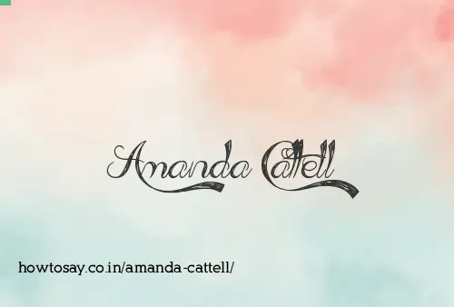 Amanda Cattell