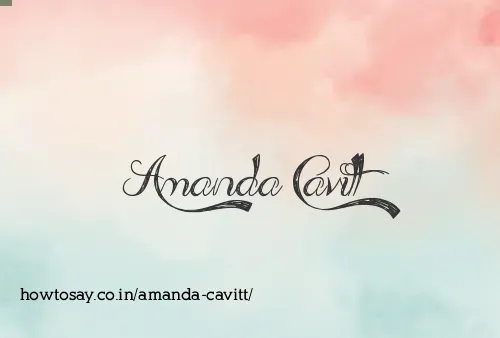 Amanda Cavitt