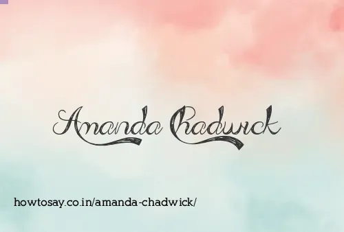 Amanda Chadwick