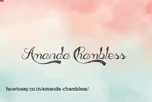 Amanda Chambless
