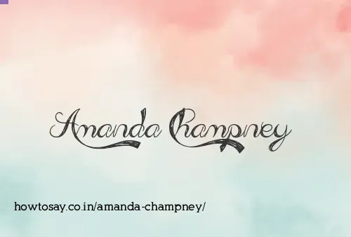 Amanda Champney