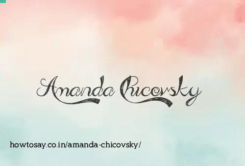 Amanda Chicovsky