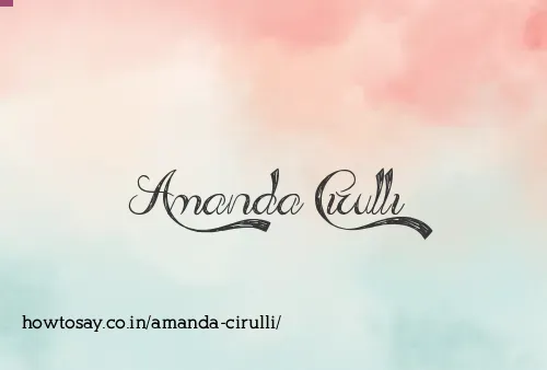 Amanda Cirulli