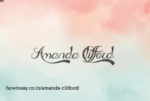 Amanda Clifford