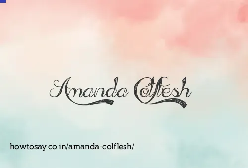 Amanda Colflesh