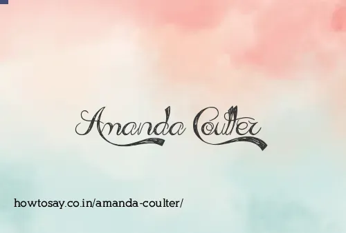 Amanda Coulter