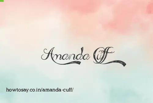 Amanda Cuff