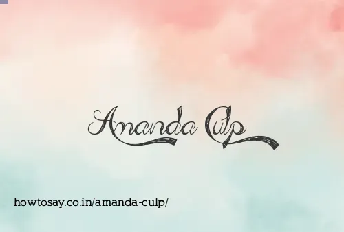 Amanda Culp