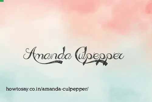 Amanda Culpepper