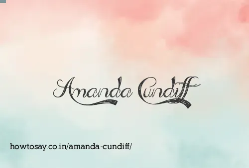 Amanda Cundiff