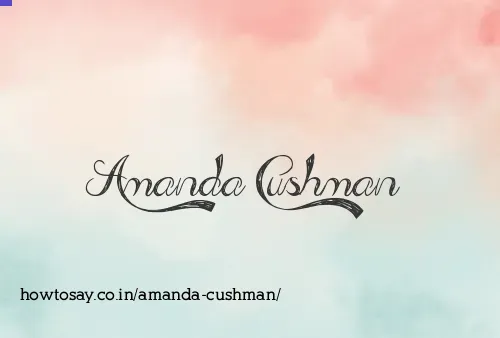 Amanda Cushman