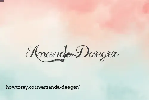 Amanda Daeger
