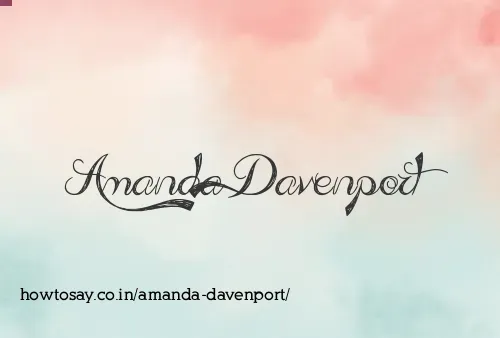 Amanda Davenport