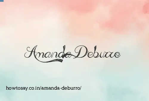Amanda Deburro
