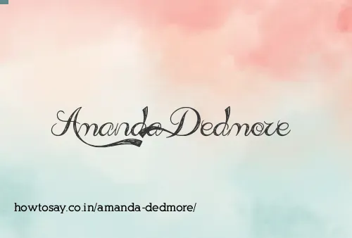 Amanda Dedmore