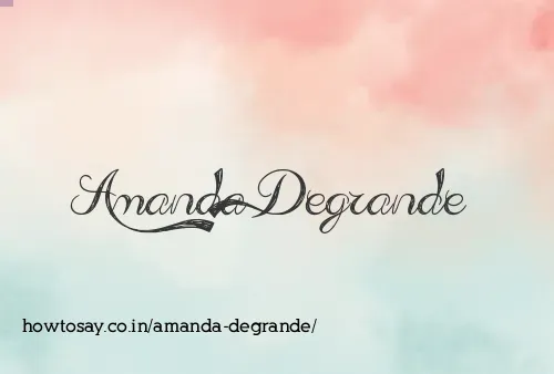 Amanda Degrande