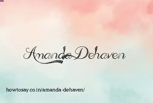 Amanda Dehaven