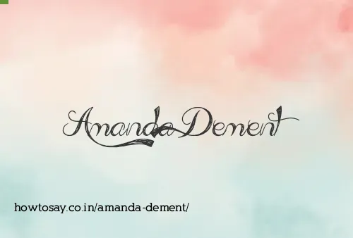 Amanda Dement