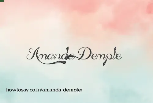 Amanda Demple