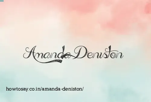 Amanda Deniston