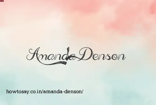 Amanda Denson