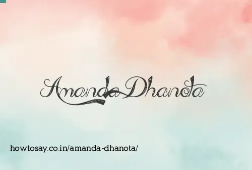Amanda Dhanota