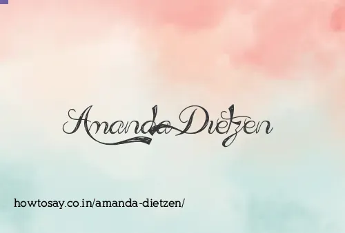 Amanda Dietzen