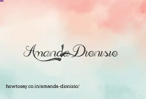 Amanda Dionisio