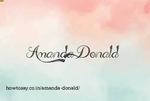 Amanda Donald