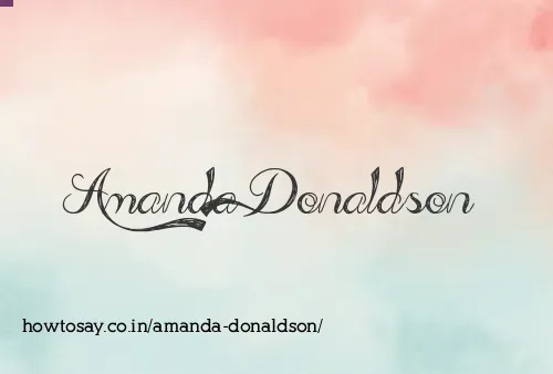 Amanda Donaldson