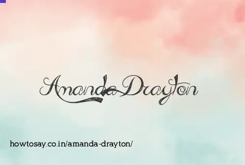 Amanda Drayton