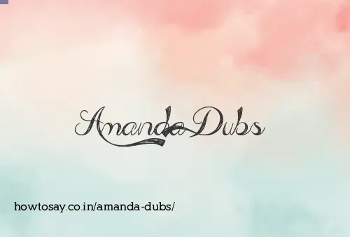 Amanda Dubs