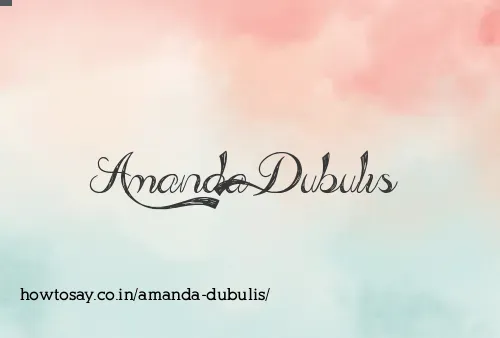 Amanda Dubulis