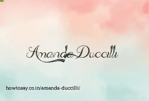 Amanda Duccilli