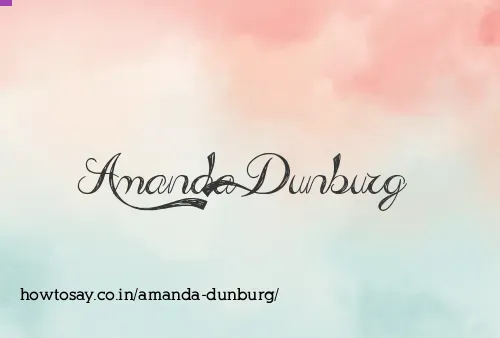 Amanda Dunburg