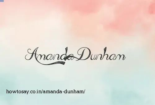 Amanda Dunham
