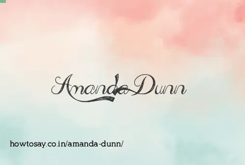 Amanda Dunn