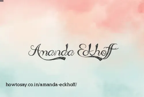 Amanda Eckhoff