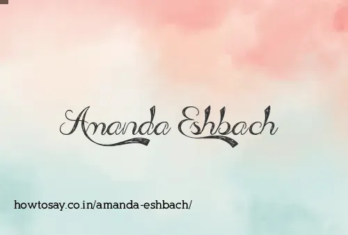 Amanda Eshbach