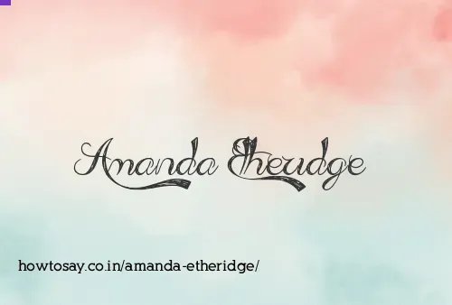 Amanda Etheridge