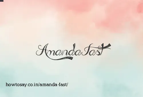 Amanda Fast