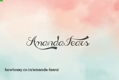 Amanda Fears
