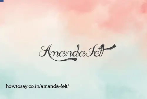 Amanda Felt